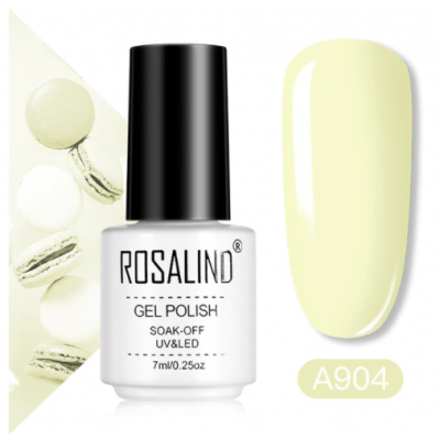 Гель-лак Rosalind Macaron A904 ванільний, 7 мл