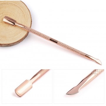 Лопатка-топірець для манікюру Kitty Rose Gold, 13 см, професійна