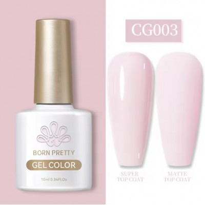 Гель-лак Born Pretty Nude Pink Series CG-03  Soft Love, романтичний рожевий, 10 мл