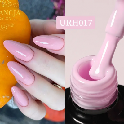Гель-лак Sugar Color Base URH-017, молочний рожевий, 7 мл