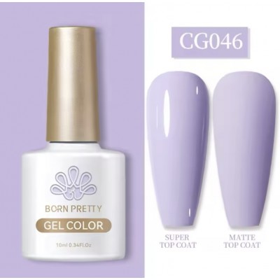 Гель-лак Born Pretty Purple CG-046 lavender, ніжний лавандовий, 10 мл