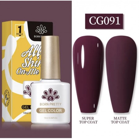 Гель-лак Born Pretty  CG-091, фіолетова фуксія, 10 мл з доставкою по Україні