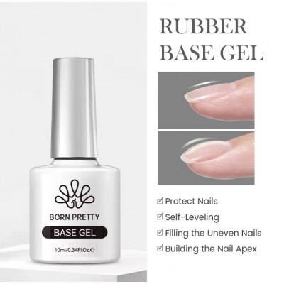 База каучукова для гель-лаку Born Pretty Rubber Base, 10 мл