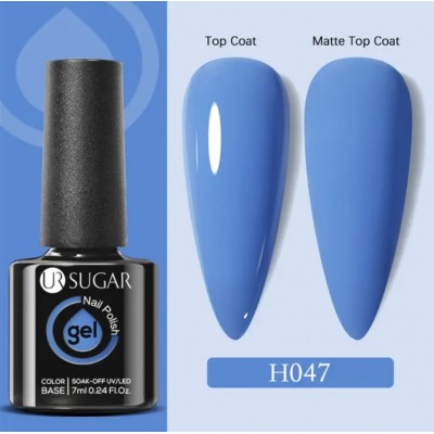 Гель-лак Sugar Color Base URH-047 , світлий синій, 7 мл