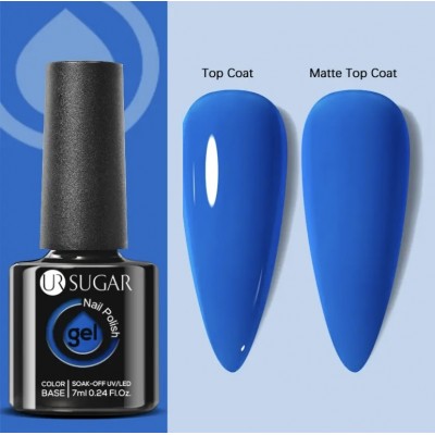 Гель-лак Sugar Color Base URH-107 , класичний синій, 7 мл