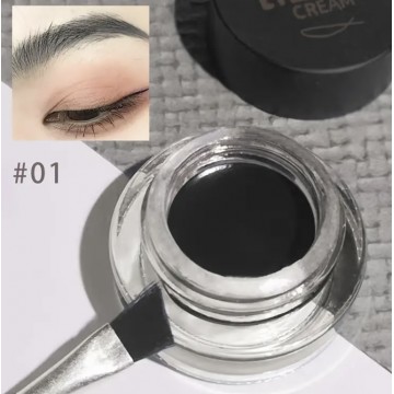 Крем для брів SVMY Cream 01 Dark чорний, водостійкий