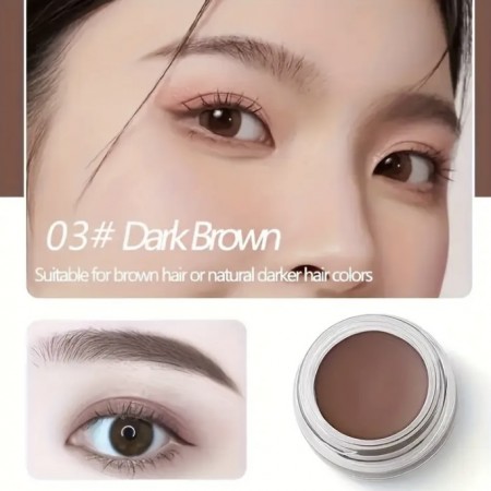 Крем для брів  SVMY Cream 03 Dark Brown темно коричневий, водостійкий з доставкою по Україні