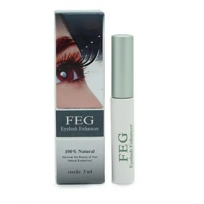 Засіб для посиленого росту вій ФЕГ FEG Eyelash Enhancer, 3 мл з доставкою по Україні