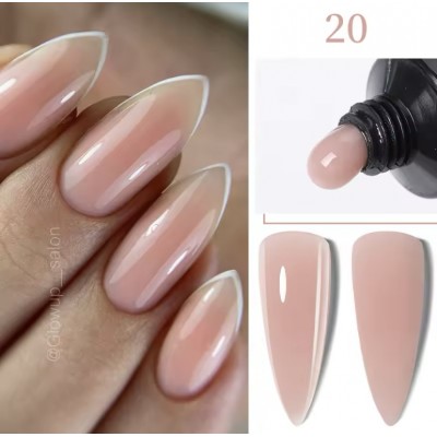 Полігель для нігтів Lilycute 20 Beige натуральний, 15 г