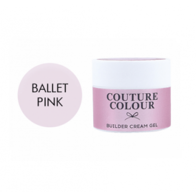 Гель для нарощування нігтів Couture Colour Ballet Pink будівельний, напівпрозорий рожевий, 15 мл