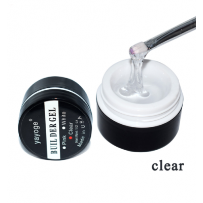 Гель Yayoge Builer Gel UV будівельний Clear, прозорий, 15 мл