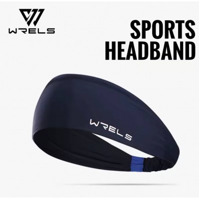 Спортивна пов'язка на голову WRELS, темно-синя