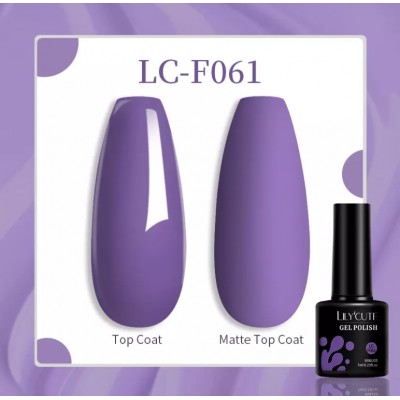 Гель-лак Lilycute F-061 фіолетовий, 7 мл