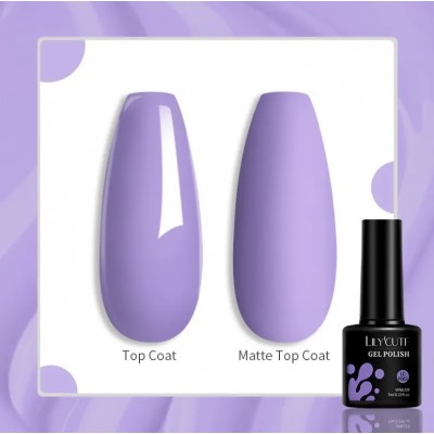 Гель-лак Lilycute F-063 ліловий, 7 мл