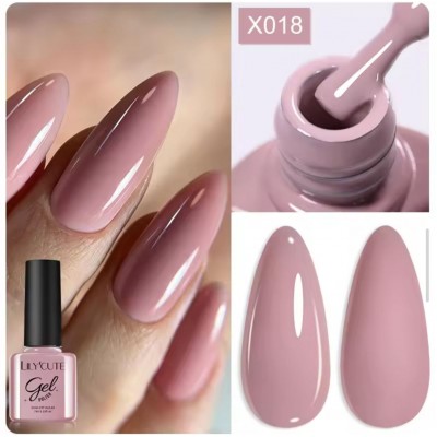 Гель-лак Lilycute X018 попелястий лавандово-пудровий, 7 мл