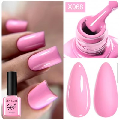 Гель-лак Lilycute LC-068 рожевий Барбі, 7 мл