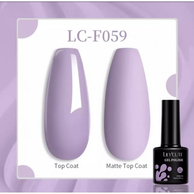 Гель-лак Lilycute F-059 ліловий, 7 мл