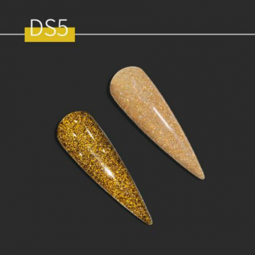 Cвітловідбивний гель-лак Francheska DS-5 золото, 8 мл