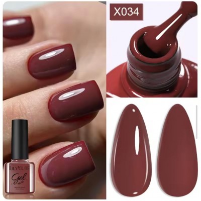 Гель-лак Lilycute LC-034, гнила вишня, 7 мл