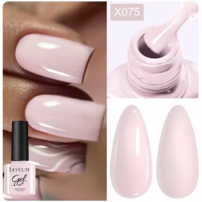 Гель-лак Lilycute LCX-075 молочний рожевий, 7 мл
