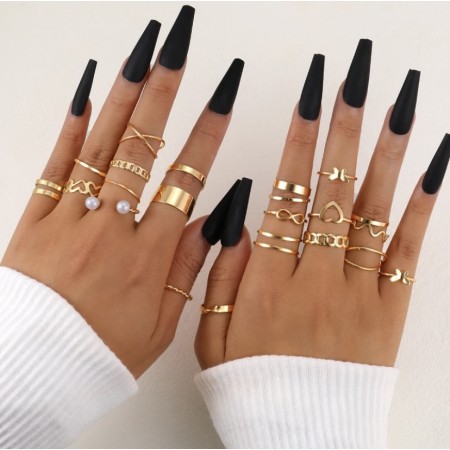 Накладні нігті Kitty Nail, чорні матові, форма балерина, довгі, 20 шт з доставкою по Україні