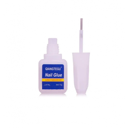 Клей для накладних нігтів Nail Glue з пензликом 10 г з доставкою по Україні