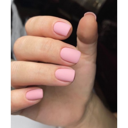 Накладні нігті Kitty Nail матові рожеві, форма квадрат, короткі, 24 шт з доставкою по Україні