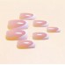 Накладні нігті Beautiful Nail класичний френч, форма квадрат, середні, 24 шт з доставкою по Україні