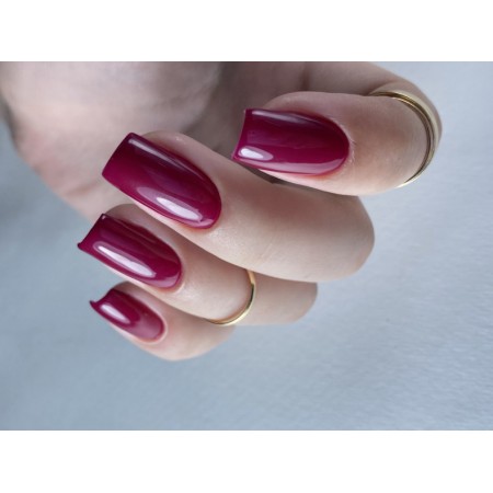 Накладні нігті Kitty Nail малинові, форма квадрат, середні, 24 шт з доставкою по Україні