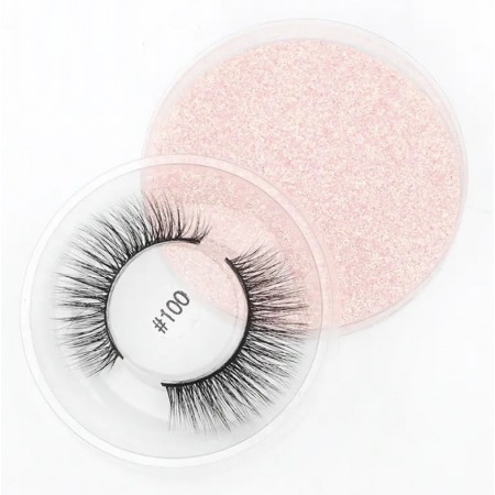 Накладні вії EyeLash 100, 8-13-8 мм, класичний ефект, 1 пара з доставкою по Україні