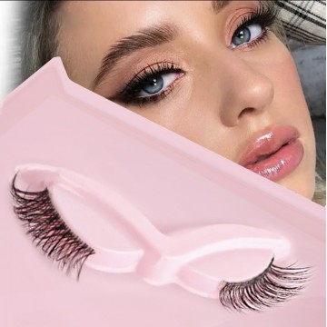 Накладні вії Eye Lashes M43, ефект лисички, кутики 8-15 мм, 1 пара