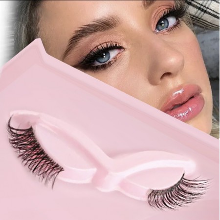 Накладні вії Eye Lashes M43, ефект лисички, кутики 8-15 мм, 1 пара з доставкою по Україні