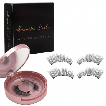 Магнітні вії Magnetic Lashes, на трьох магнітах, ефект лисички