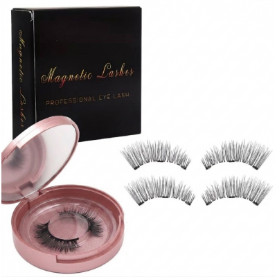 Магнітні вії Magnetic Lashes, на трьох магнітах, ефект лисички з доставкою по Україні