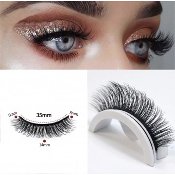 Накладні вії Eye Lashes 4-12, ефект класичний, 6-14мм, 1 пара