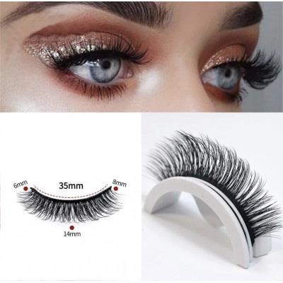 Накладні вії Eye Lashes 4-12, ефект класичний, 6-14мм, 1 пара з доставкою по Україні