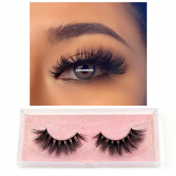 Накладні вії Eye Lashes M45, ефект пухнастої лисички, 10-20 мм, 1 пара