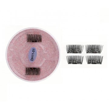 Магнітні вії False EyeLashes DH11-51 кутики, 2 пари