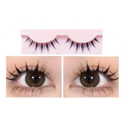 Накладні вії Fashion EyeLashes B-01 ефект аніме, промінчики, 1 пара з доставкою по Україні