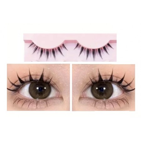 Накладні вії Fashion EyeLashes B-01 ефект аніме, промінчики, 1 пара з доставкою по Україні