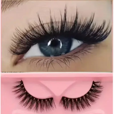 Накладні вії Eye Lashes S-04 ефект промінчики, 1 пара з доставкою по Україні