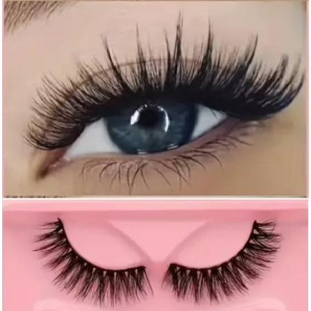 Накладні вії Eye Lashes S-04 ефект промінчики, 1 пара з доставкою по Україні