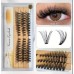 Накладні вії пучкові Nesura Eye Lashes 40d, вигин C,  8-16 мм з доставкою по Україні