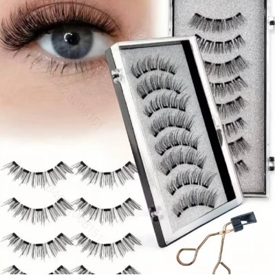 Магнітні накладні вії EyeLashes MB9A-5 класичний ефект, натуральний, 4 пари і пінцет