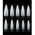 Накладные ногти Kitty Nail молочные, форма стилет, длинные, 20 шт з доставкою по Україні