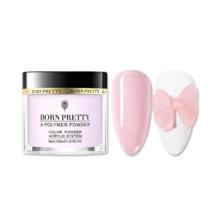 Акрилова пудра Born Pretty Pink рожева, 30 мл з доставкою по Україні
