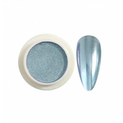Дзеркальна пудра для втирання Kitty Light Blue морскька хвиля, 1 г