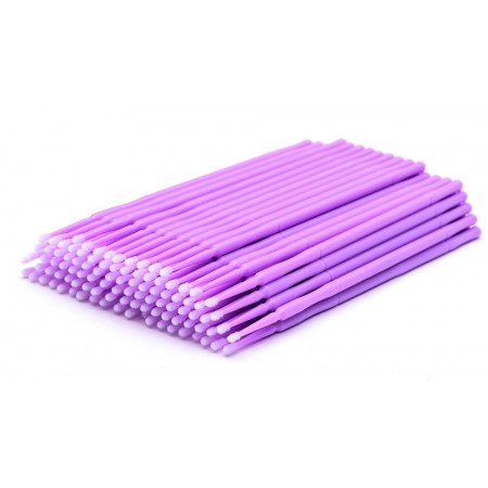 Мікробраші для вій, Purple, 50 шт з доставкою по Україні