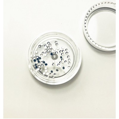 Стрази Swarovski SS3 Crystal, срібні, 100 шт з доставкою по Україні