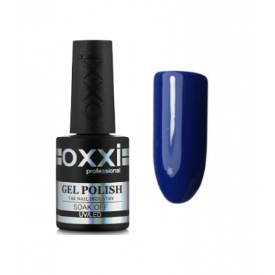 Гель-лак OXXI 122 синій емаль, 10 мл